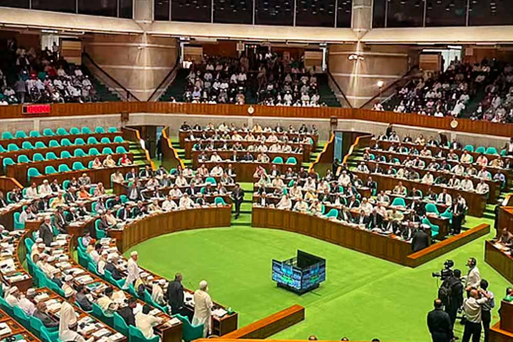 জাতীয় সংসদের দ্বিতীয় দিনের অধিবেশন শুরু