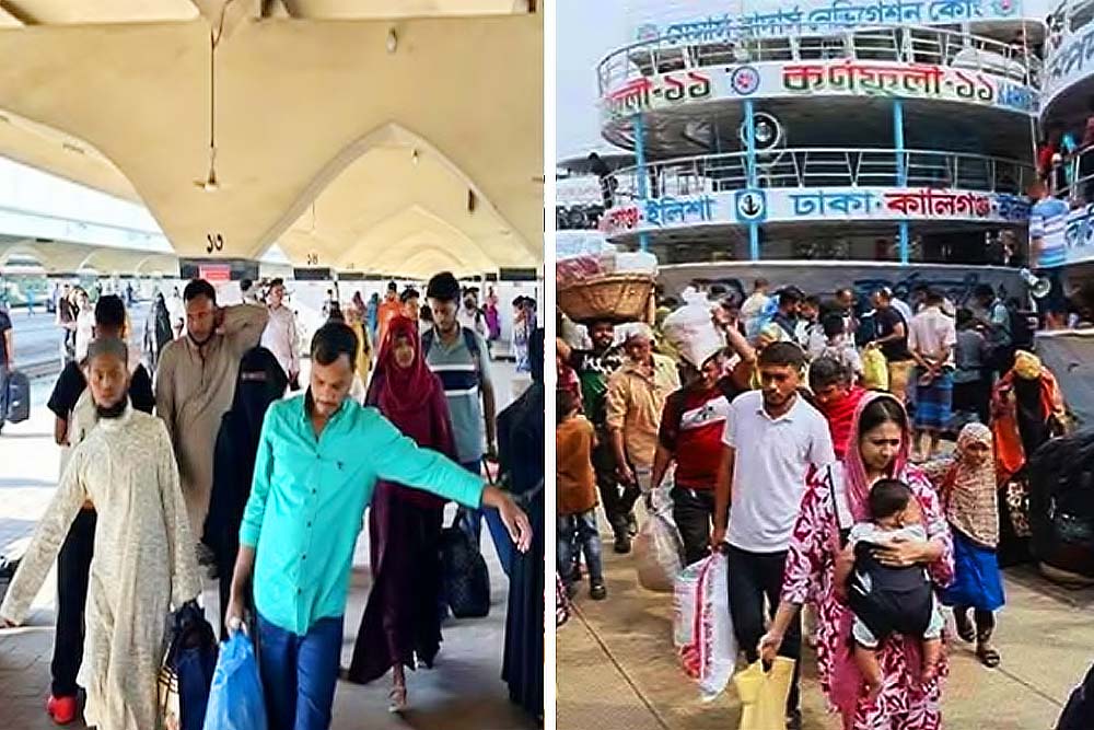 ঈদের ছুটি শেষে রাজধানীতে ফিরছেন কর্মজীবী মানুষ