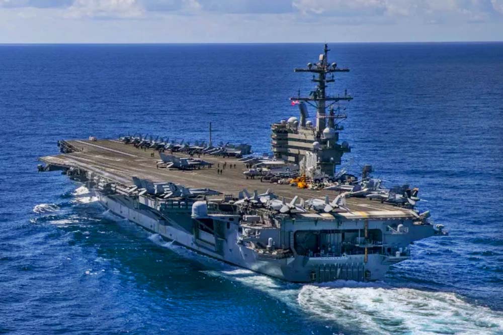 মধ্যপ্রাচ্যের দিকে এগোচ্ছে আরেকটি মার্কিন বিমানবাহী রণতরী