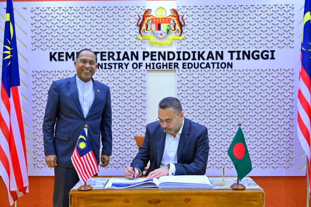 উচ্চশিক্ষা, গবেষণা ও দক্ষতা উন্নয়নে বাংলাদেশ-মালয়েশিয়া দ্বিপাক্ষিক সহযোগিতা জোরদার