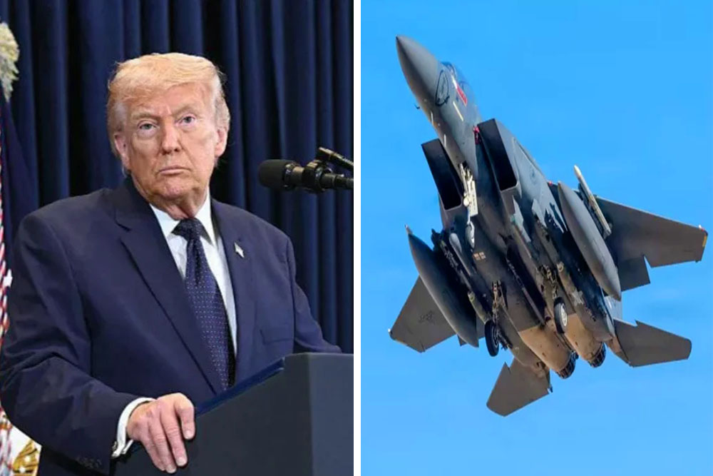 ইরানে নিখোঁজ পাইলট উদ্ধারে ‘কয়েক ডজন যুদ্ধবিমান’ অংশ নিয়েছিল: ট্রাম্প
