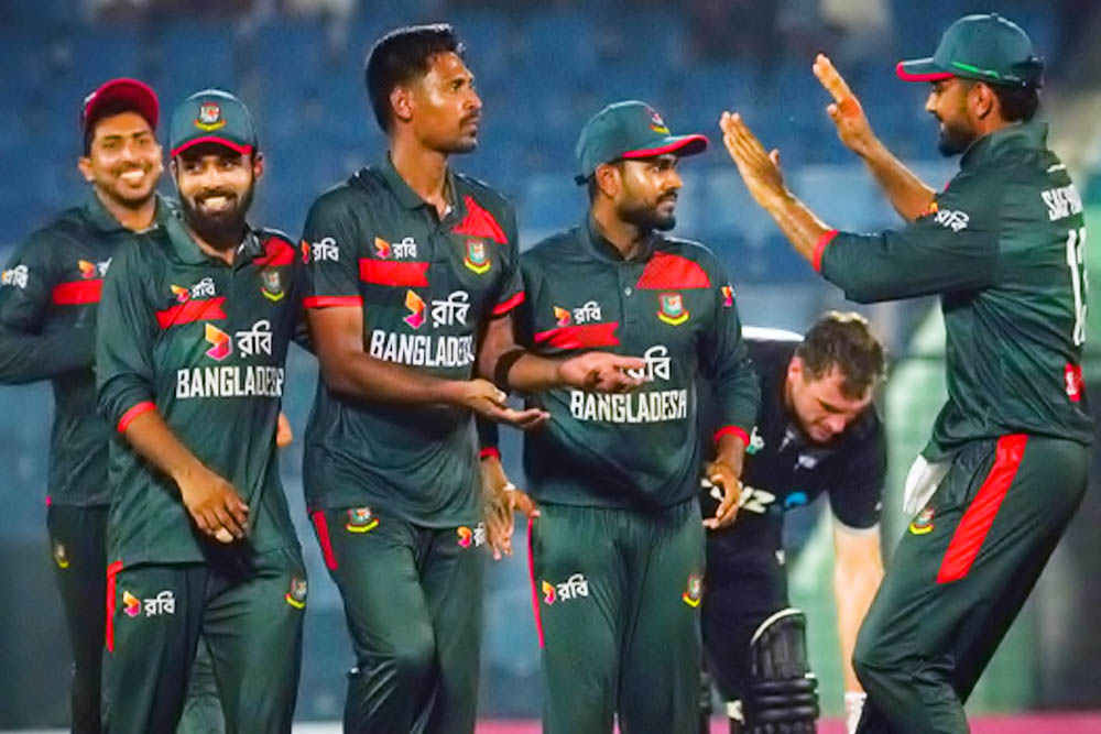 শান্তর সেঞ্চুরির পর মুস্তাফিজের ফাইফার,  নিউজিল্যান্ডের বিপক্ষে বাংলাদেশের সিরিজ জয়