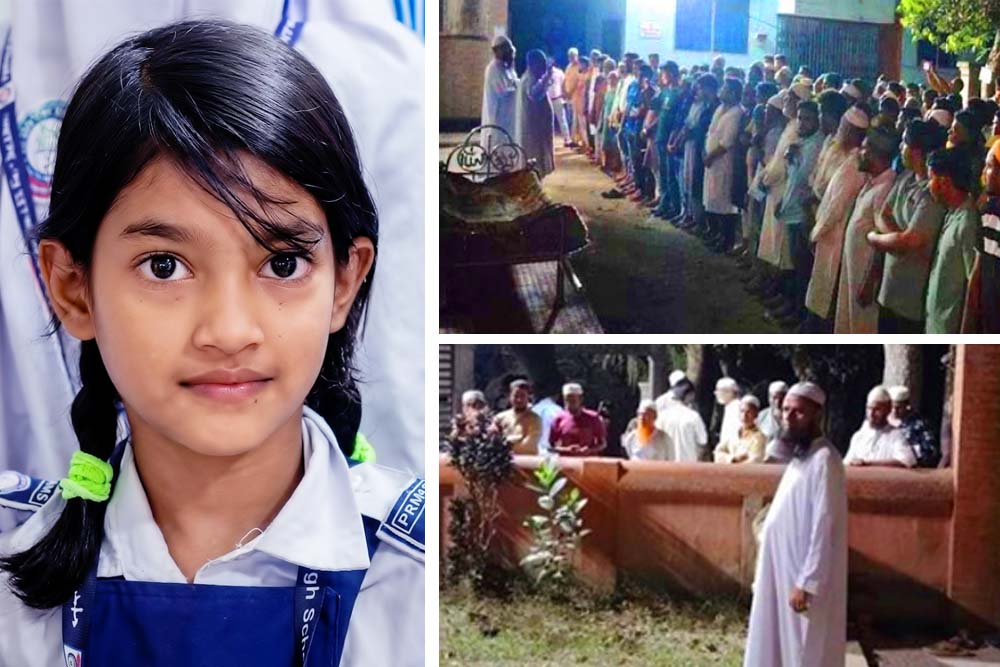‘শিশু রামিসা’ চিরনিদ্রায় শায়িত হলো দাদা-দাদির কবরের পাশে
