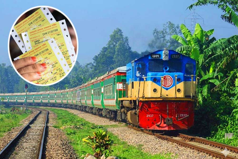 অনলাইনে ট্রেনের ঈদযাত্রায় ২৫ মে’র টিকিট মিলছে আজ