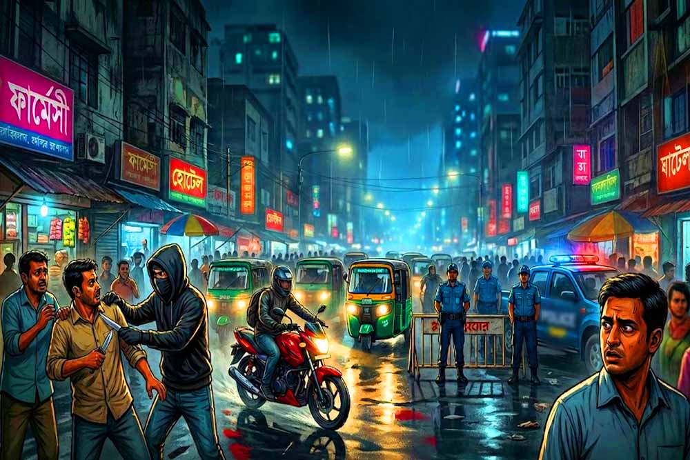 অপরাধ থামছে না রাজধানী ঢাকায়, গতি নেই নিয়ন্ত্রণে
