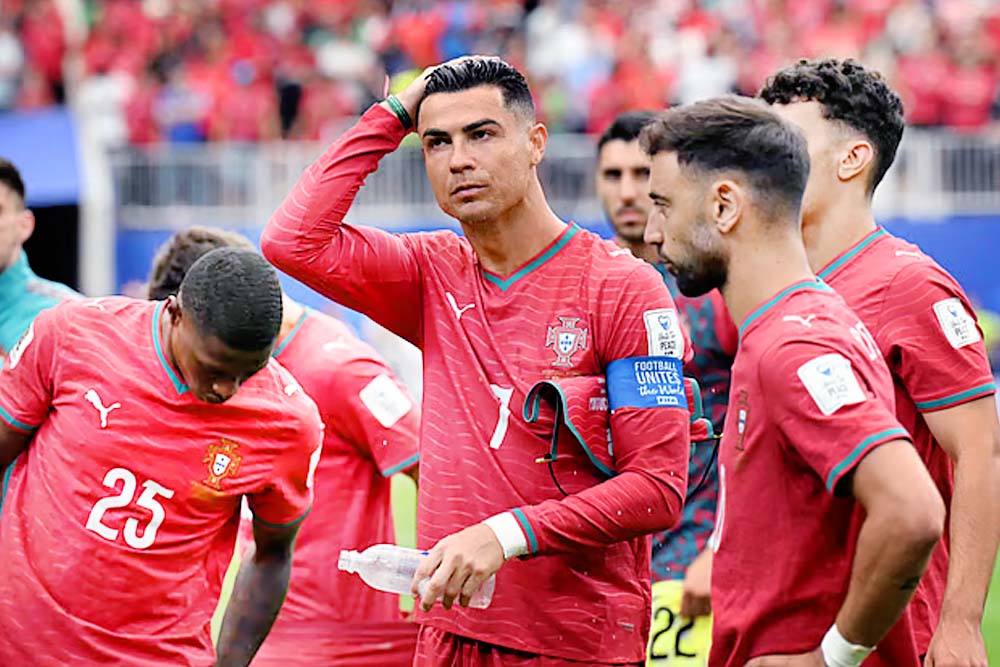খেলাজুড়ে ‘নিখোঁজ’ রোনালদো, সেই সুযোগে কঙ্গোর ইতিহাস