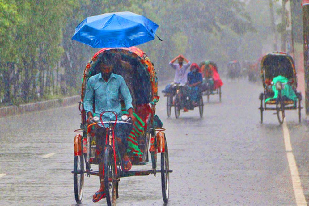 দুই বিভাগে বেশি বৃষ্টির সম্ভাবনা, রাজধানীতেও হতে পারে