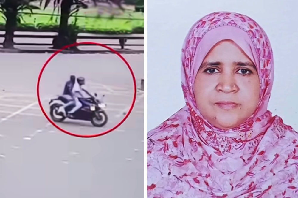 ব্যাগ ধরে টান দিল ছিনতাইকারীরা, সংসদ ভবনের সামনে রিকশা থেকে পড়ে প্রধান শিক্ষিকার মৃত্যু