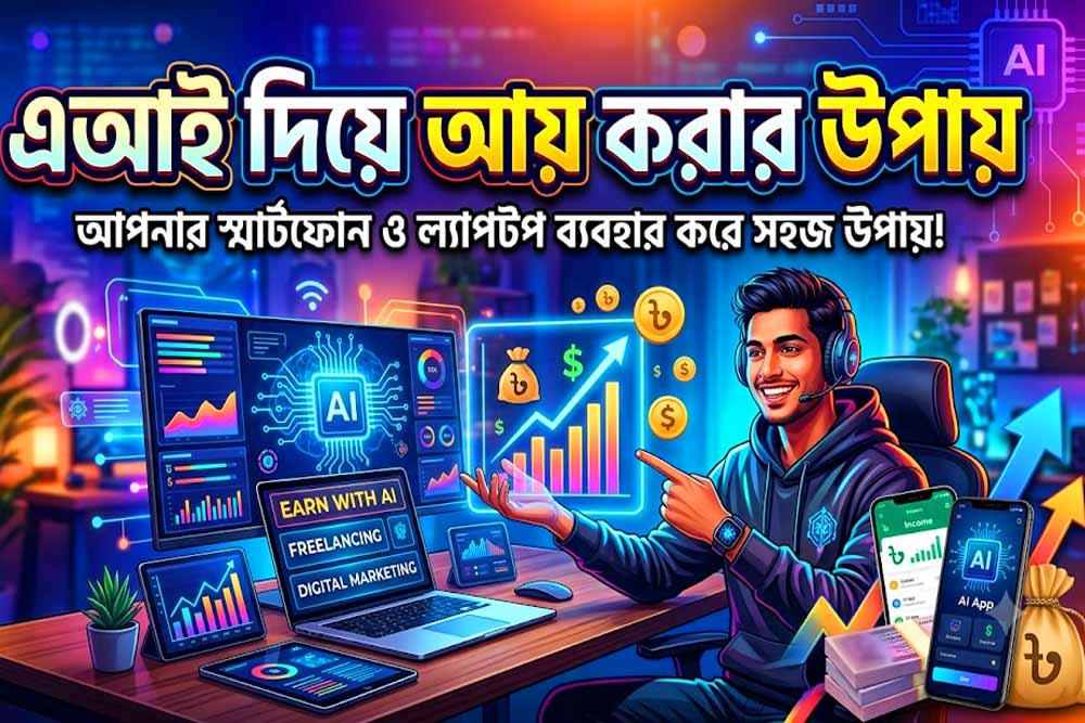 এআই দিয়ে যেভাবে আয় করবেন