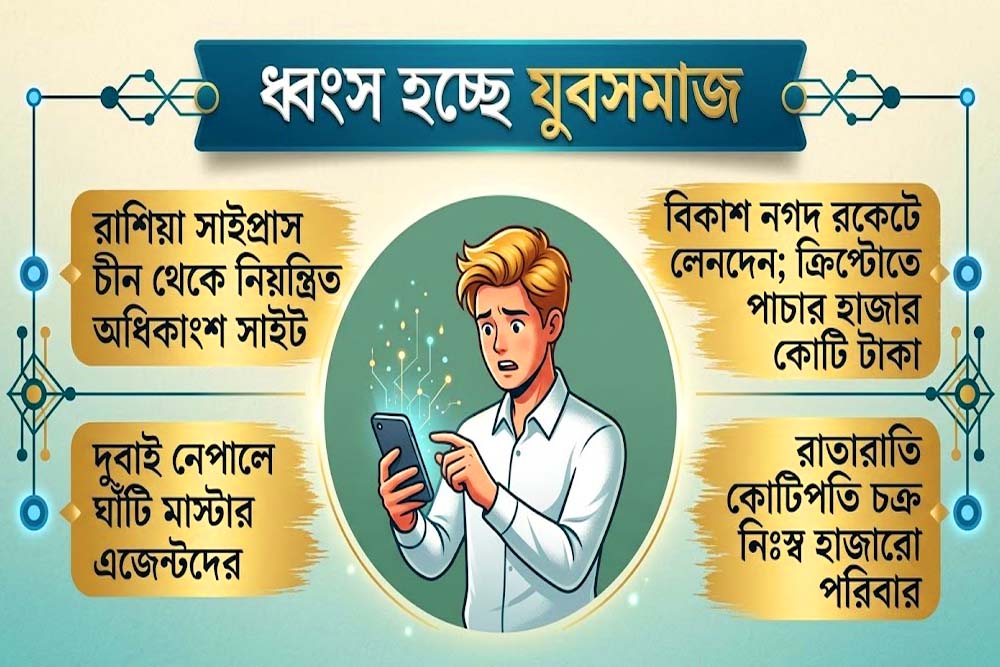 অনলাইন জুয়ায় ডুবছে দেশ, নিঃস্ব হচ্ছেন হাজারো মানুষ