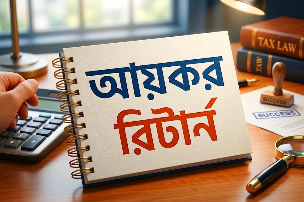 আজকের মধ্যে আয়কর রিটার্ন দিলে, করছাড় মিলবে ৫ শতাংশ
