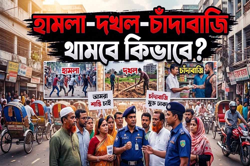 হামলা-দখল-চাঁদাবাজি থামবে কিভাবে?