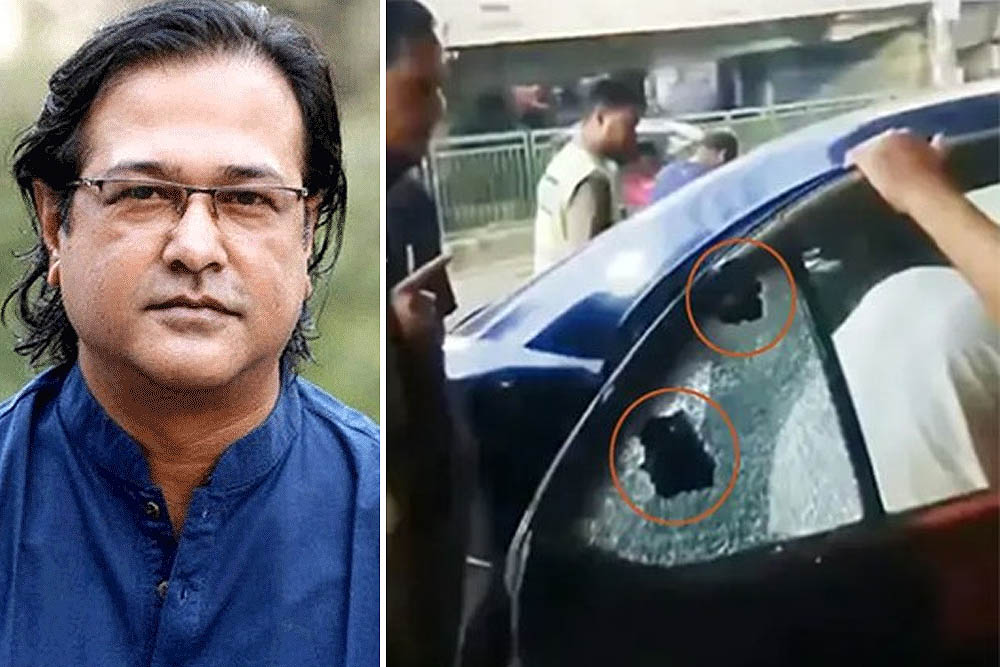 সংগীতশিল্পী আসিফ আকবরের গাড়ি লক্ষ্য করে গুলি